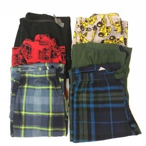 Fleece pants bundle 6-pcs size 7, 8, 10